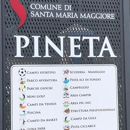 La Pineta Santa Maria Maggiore Locazione Turistica Extérieur photo