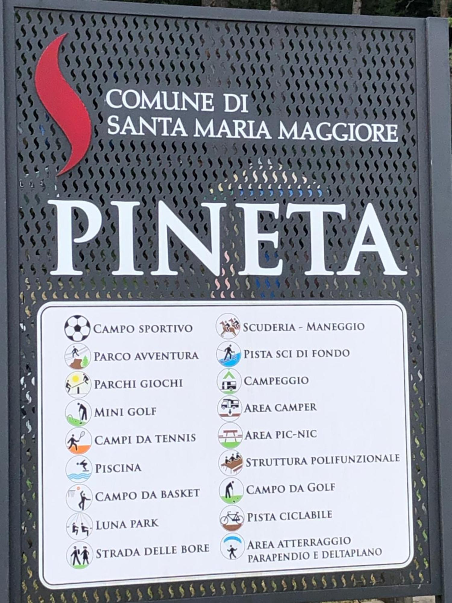 La Pineta Santa Maria Maggiore Locazione Turistica Extérieur photo